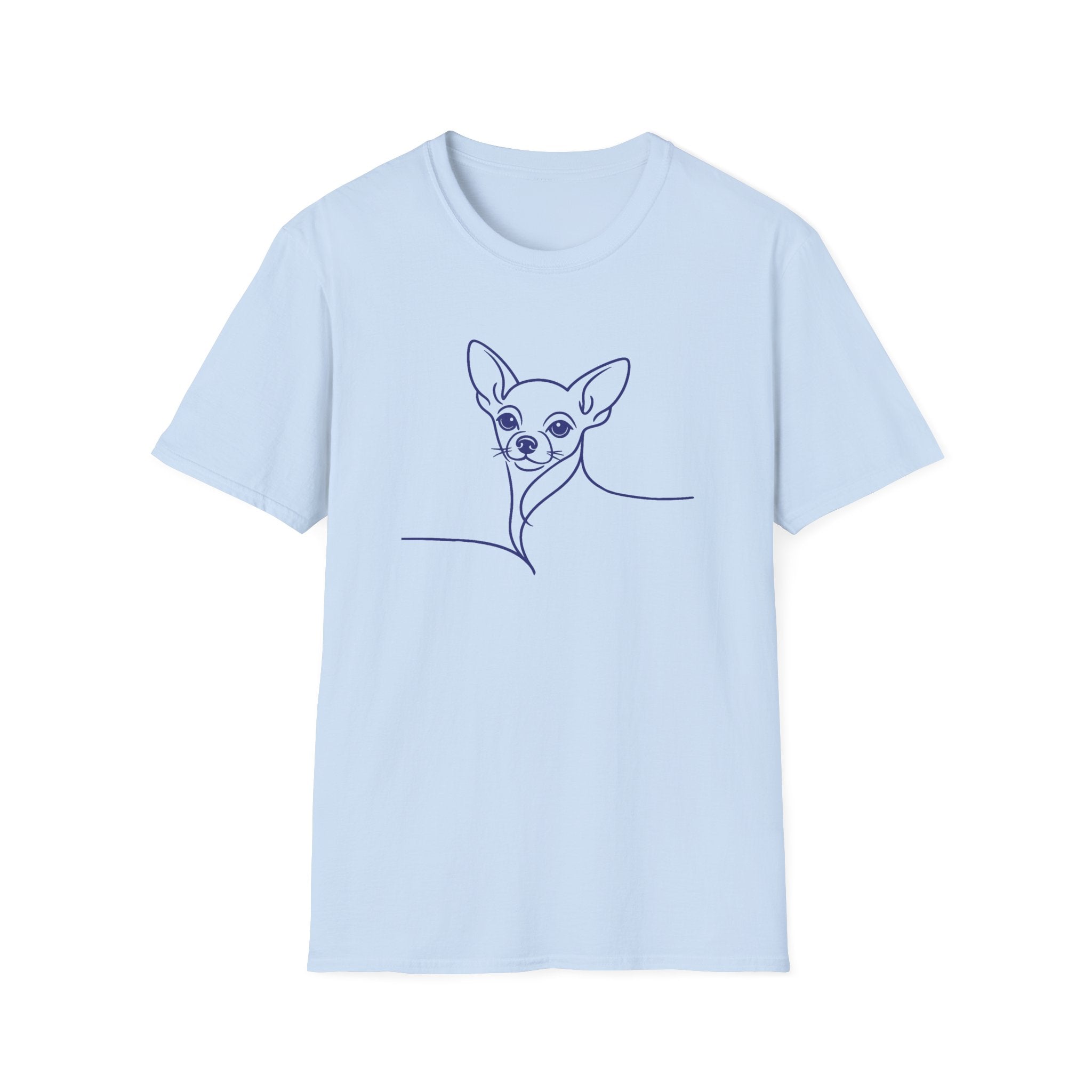 Chihuahua Line Art T-Shirt