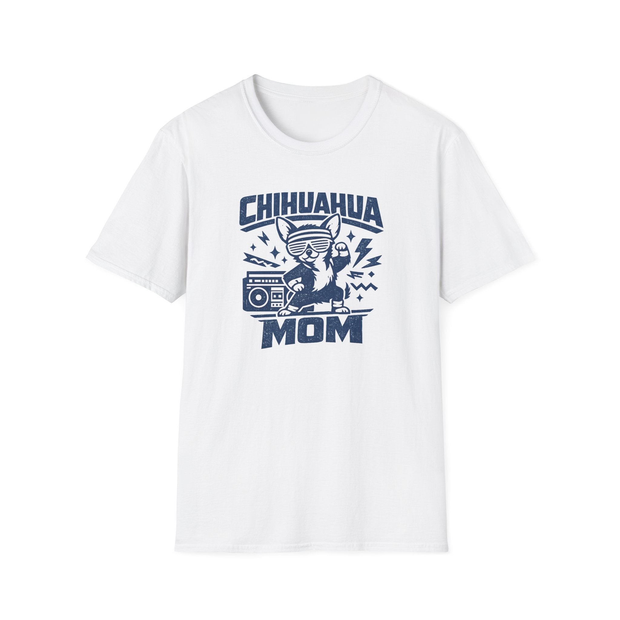 Chihuahua Mom 80s Energy T-Shirt