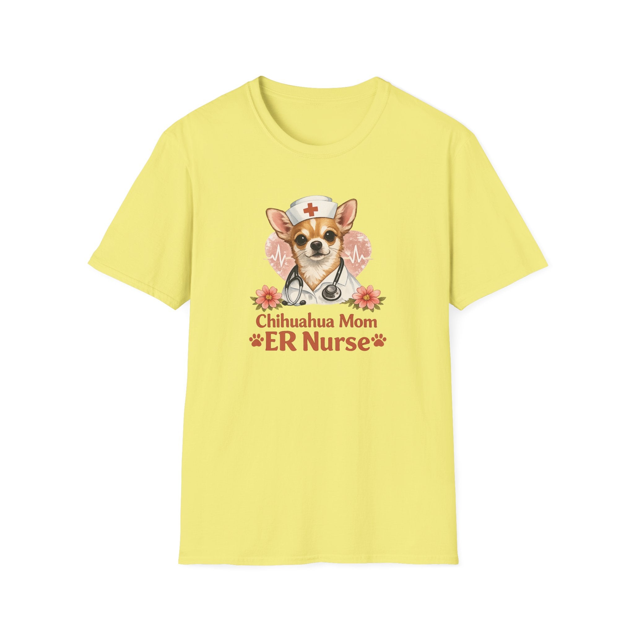 Chihuahua Mom ER Nurse T-Shirt