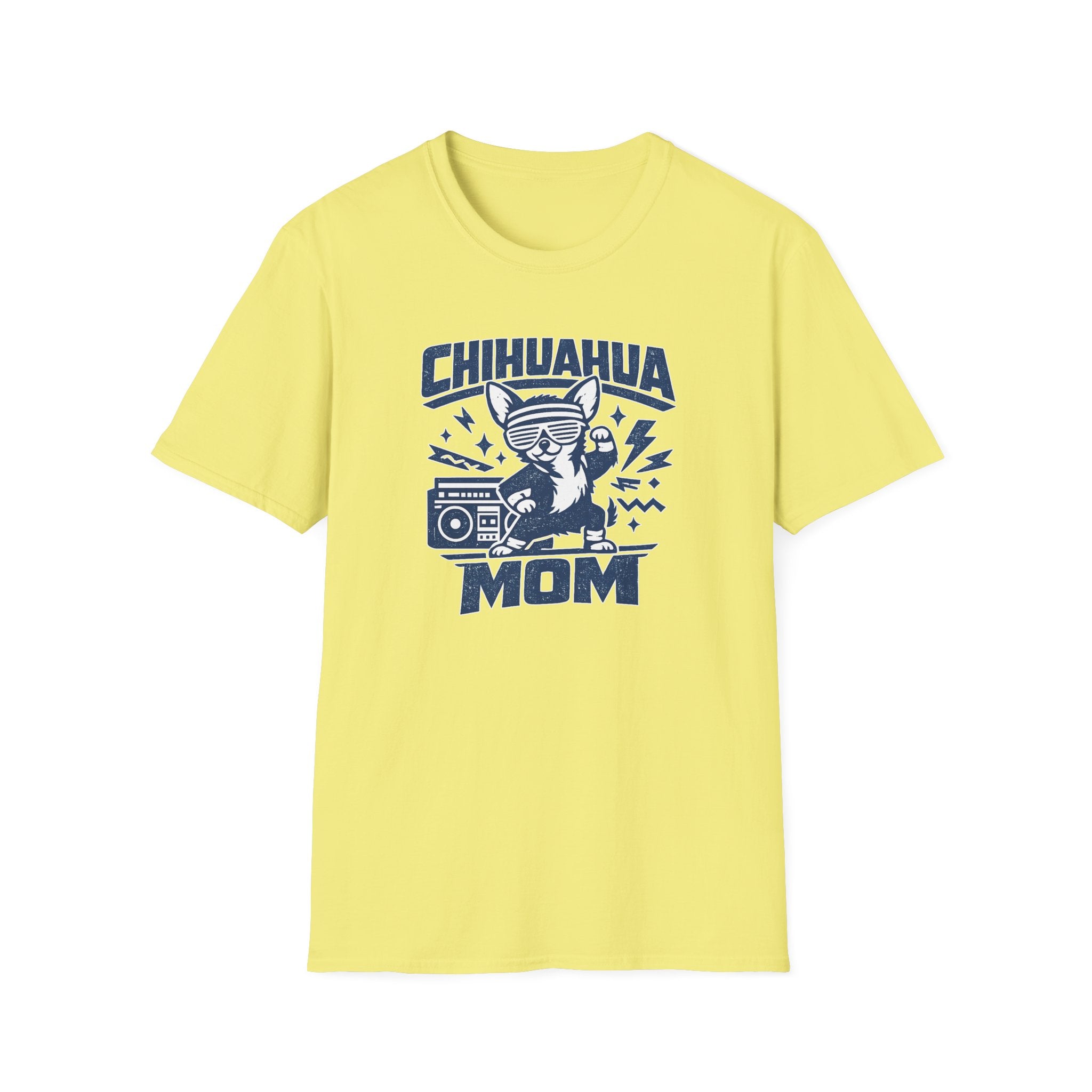 Chihuahua Mom 80s Energy T-Shirt