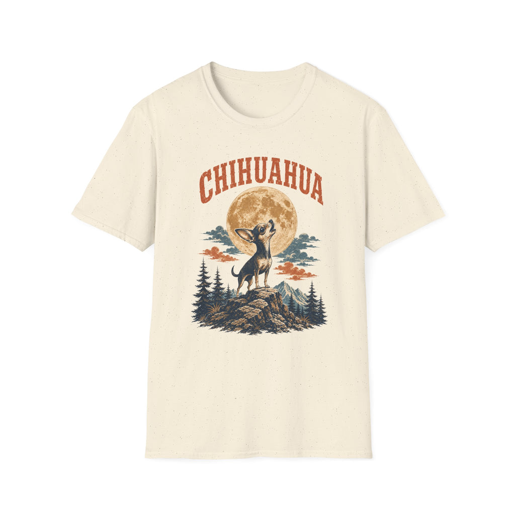 Chihuahua Howling at the Moon T-Shirt