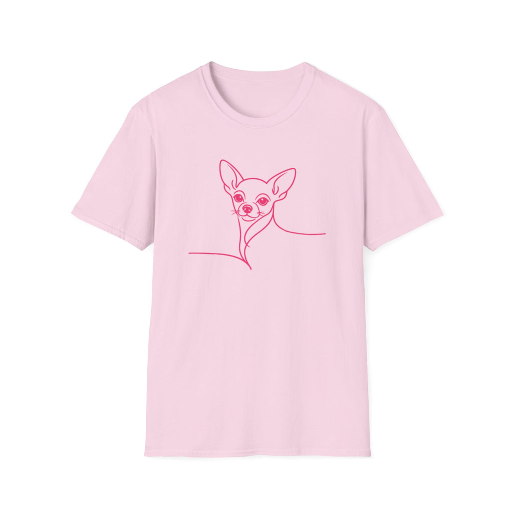 Chihuahua Line Art T-Shirt