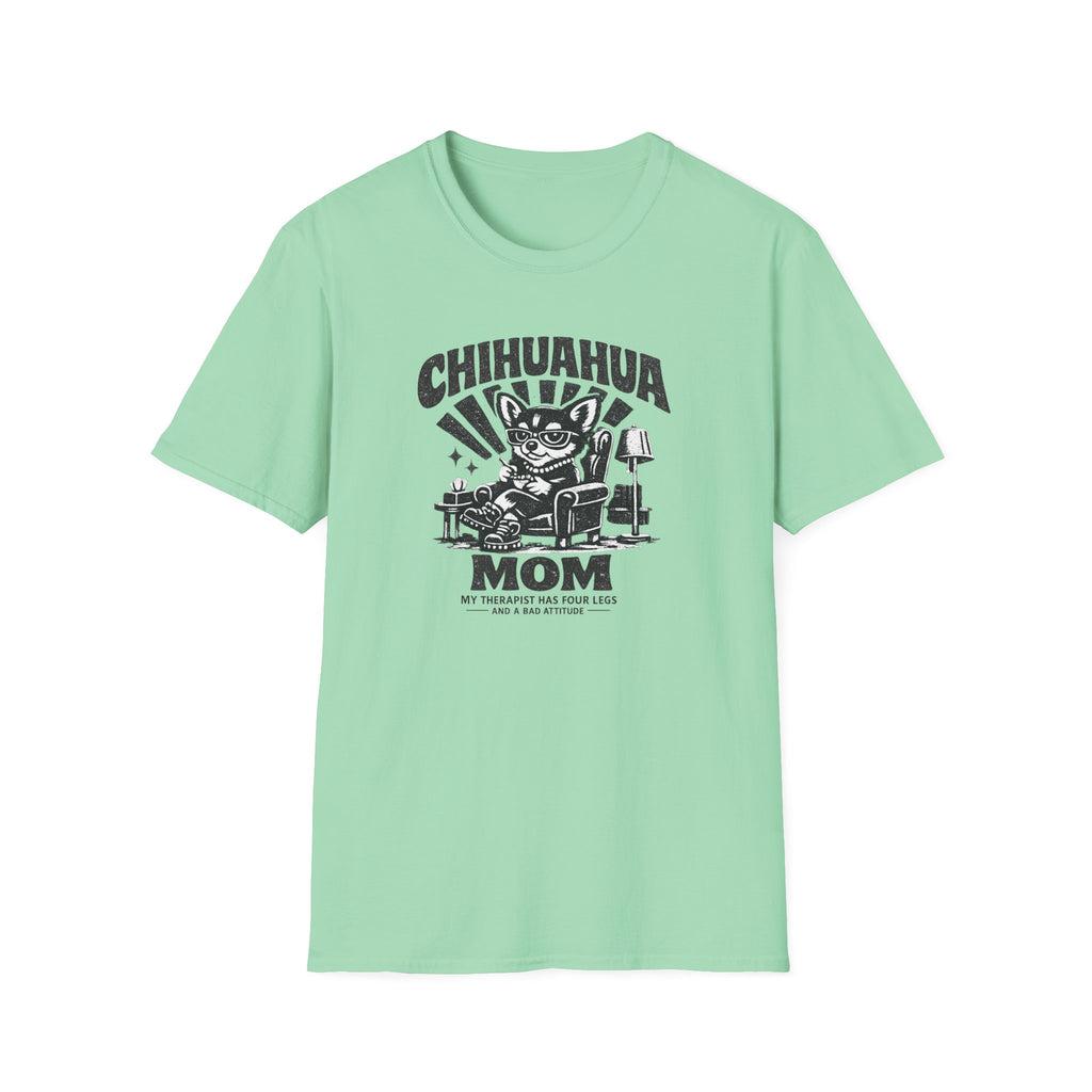 Chihuahua Mom Therapy T-Shirt