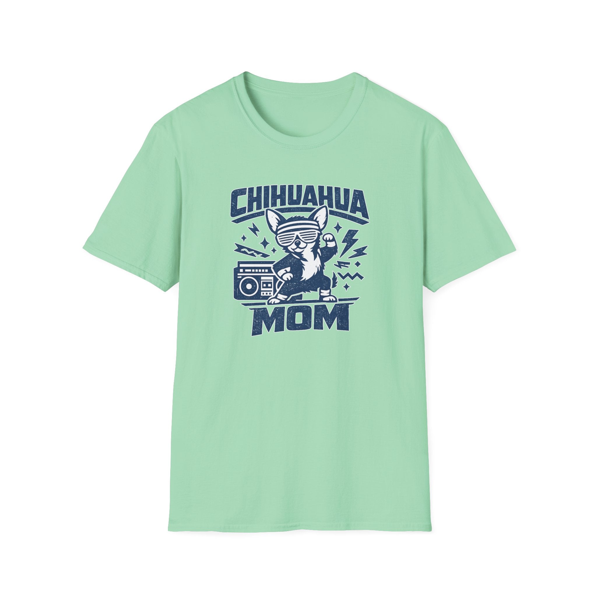 Chihuahua Mom 80s Energy T-Shirt
