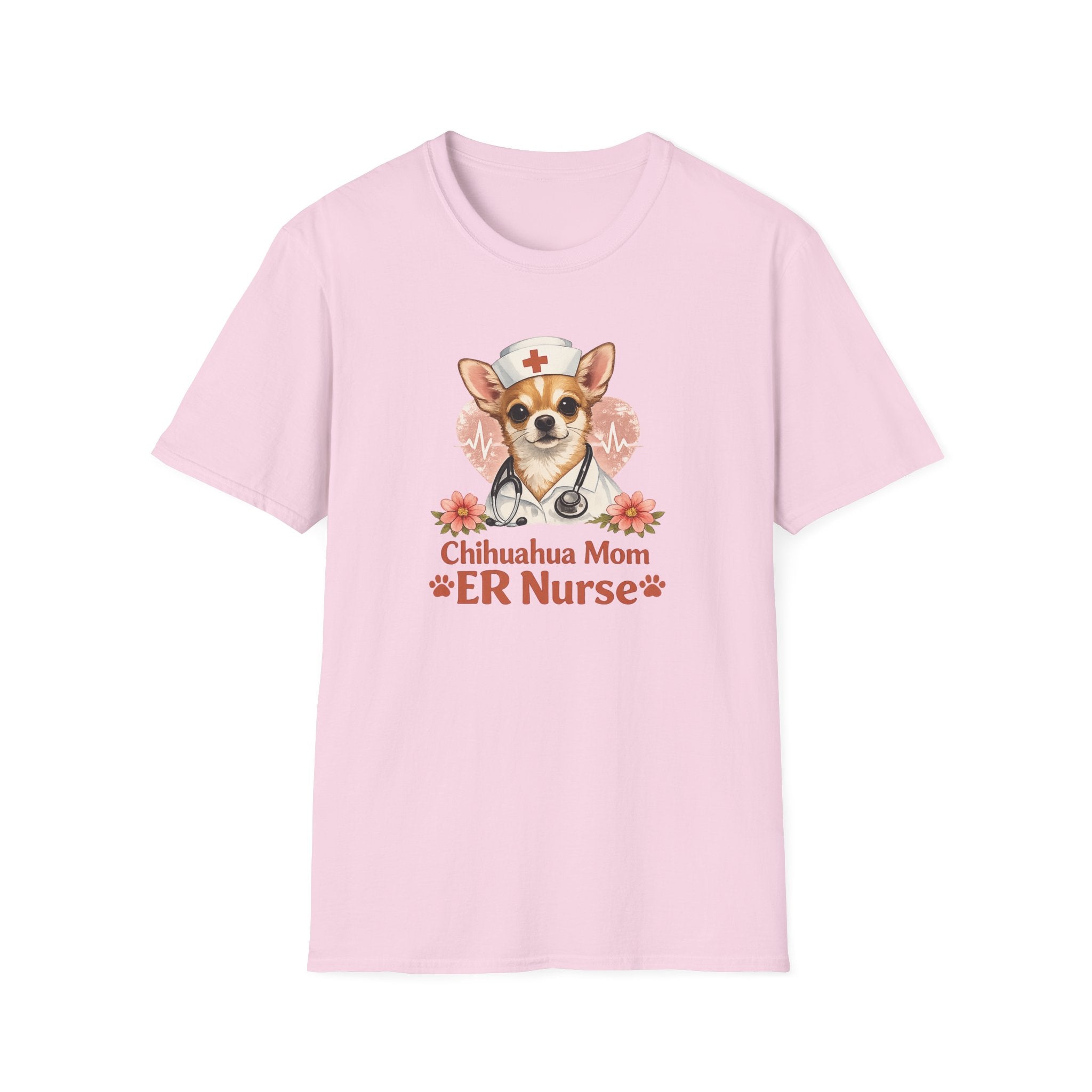Chihuahua Mom ER Nurse T-Shirt