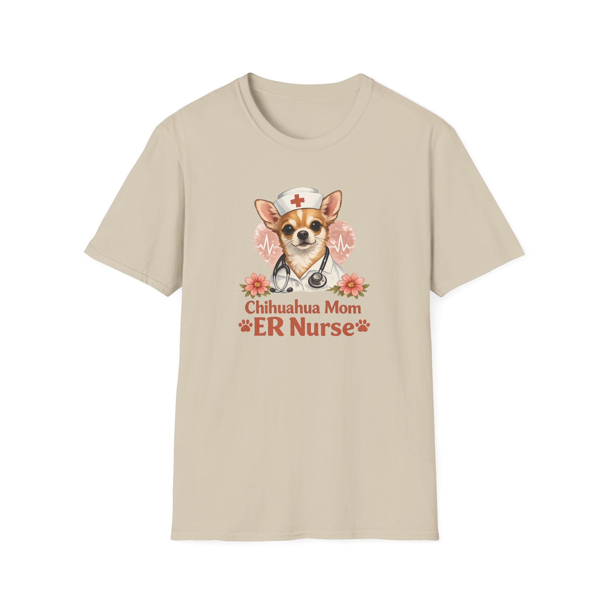 Chihuahua Mom ER Nurse T-Shirt