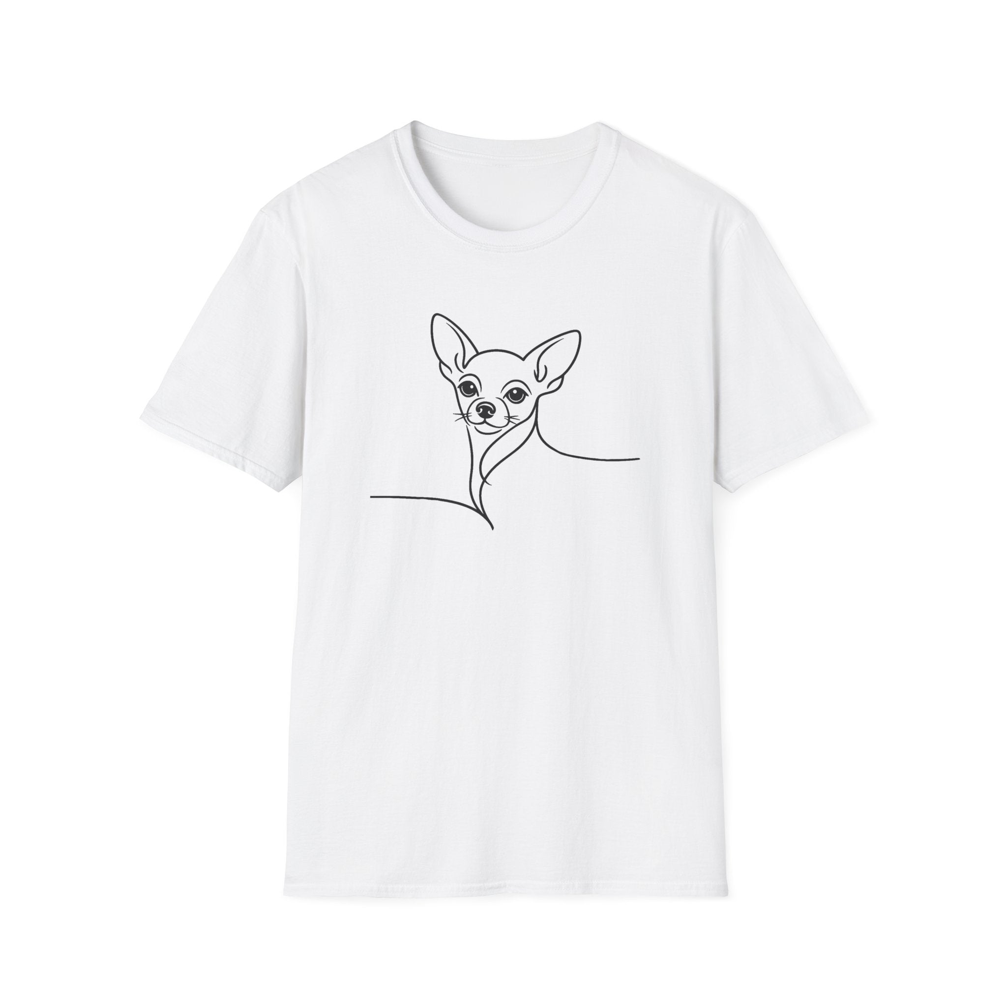 Chihuahua Line Art T-Shirt