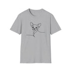 Chihuahua Line Art T-Shirt