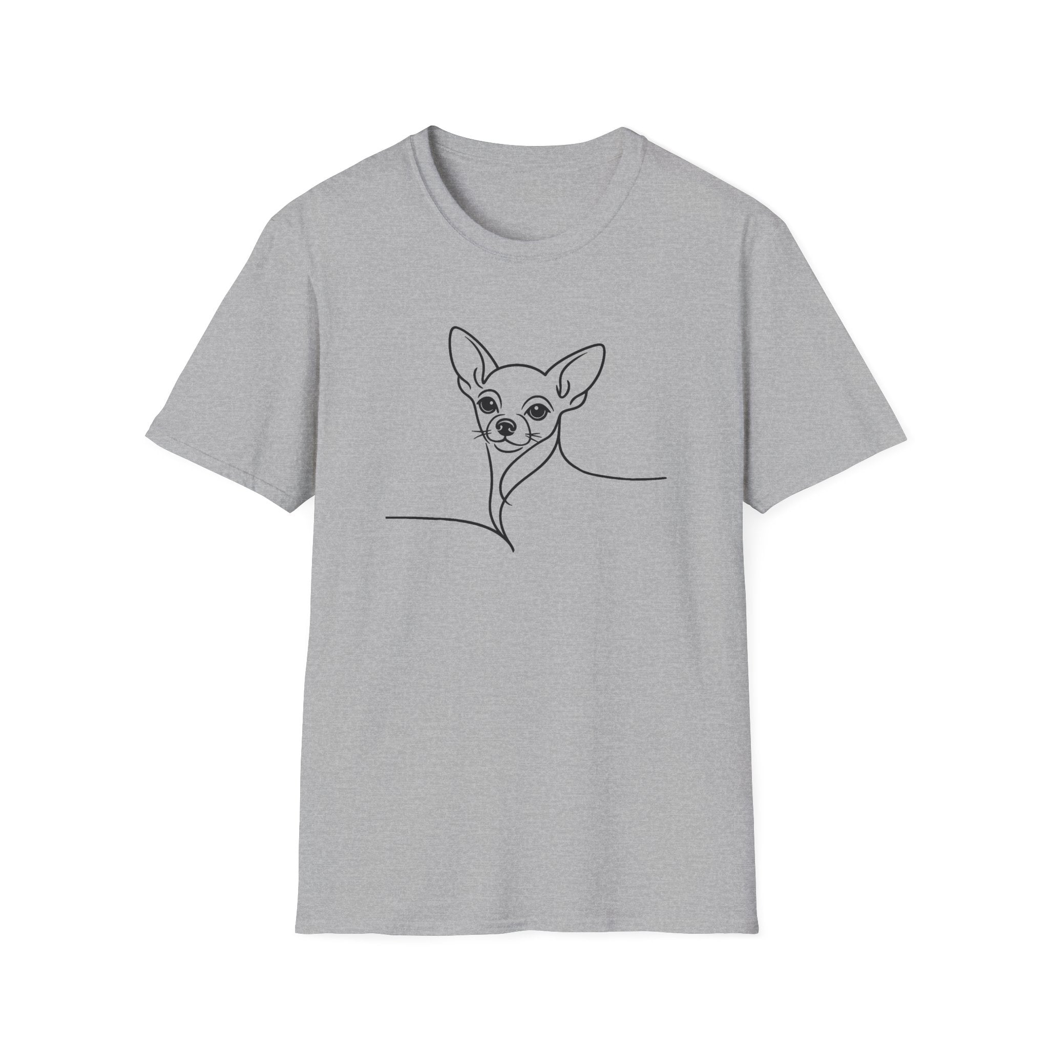 Chihuahua Line Art T-Shirt